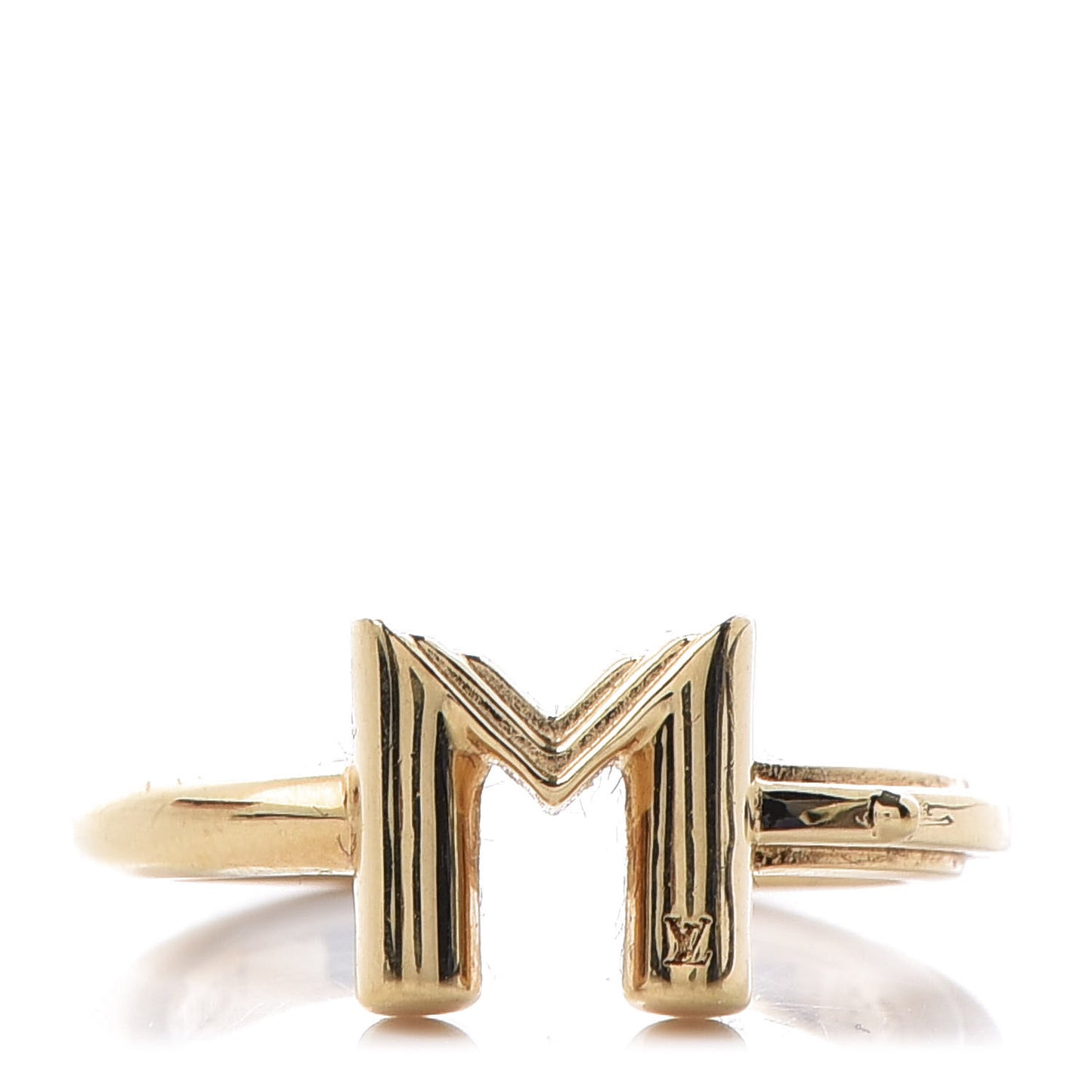 LV And Me Letter M Ring S Gold