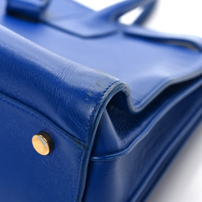 Saint Laurent Calfskin Small Sac De Jour Blue Majorelle 11 of 11