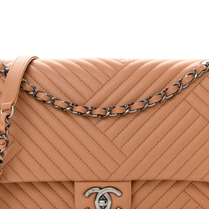Chanel Lambskin Quilted Large CC Crossing Flap Camel 8 of 12