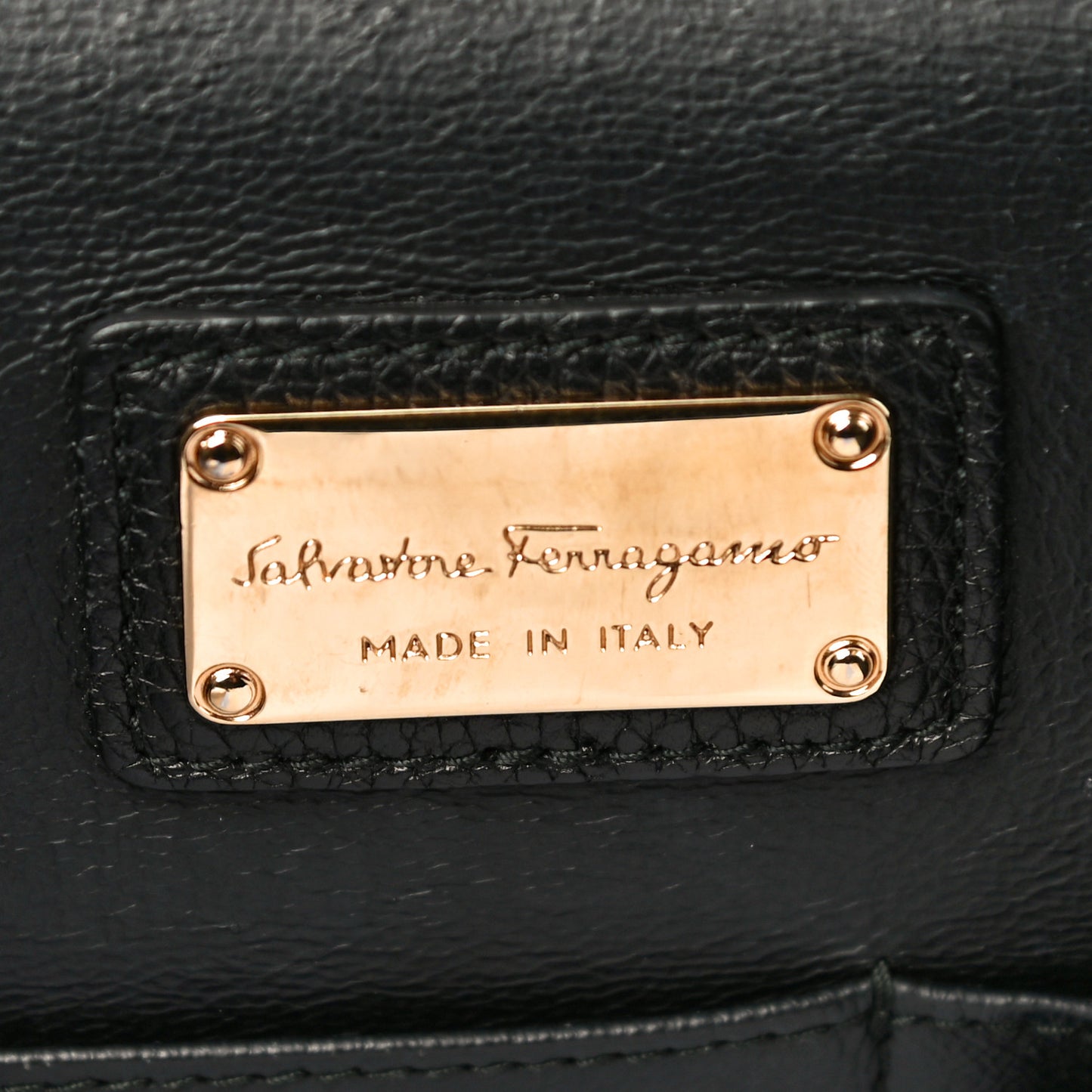 Calfskin Sofia Shoulder Bag Black
