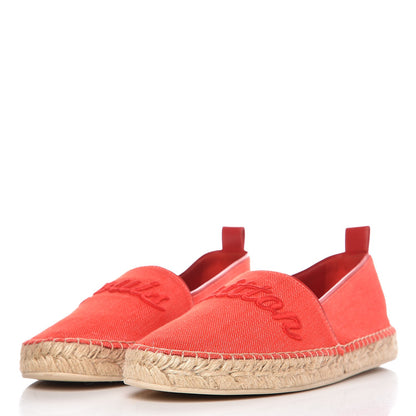 Louis Vuitton Canvas Waterfall Espadrille 39 Rouge 2 of 9