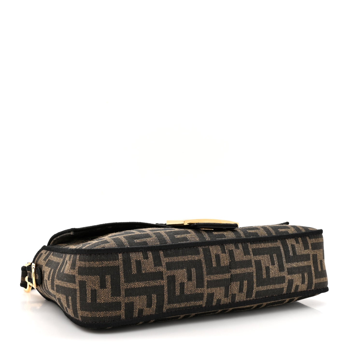 Fabric Jacquard FF 1974 Medium Baguette Tobacco Moro Black