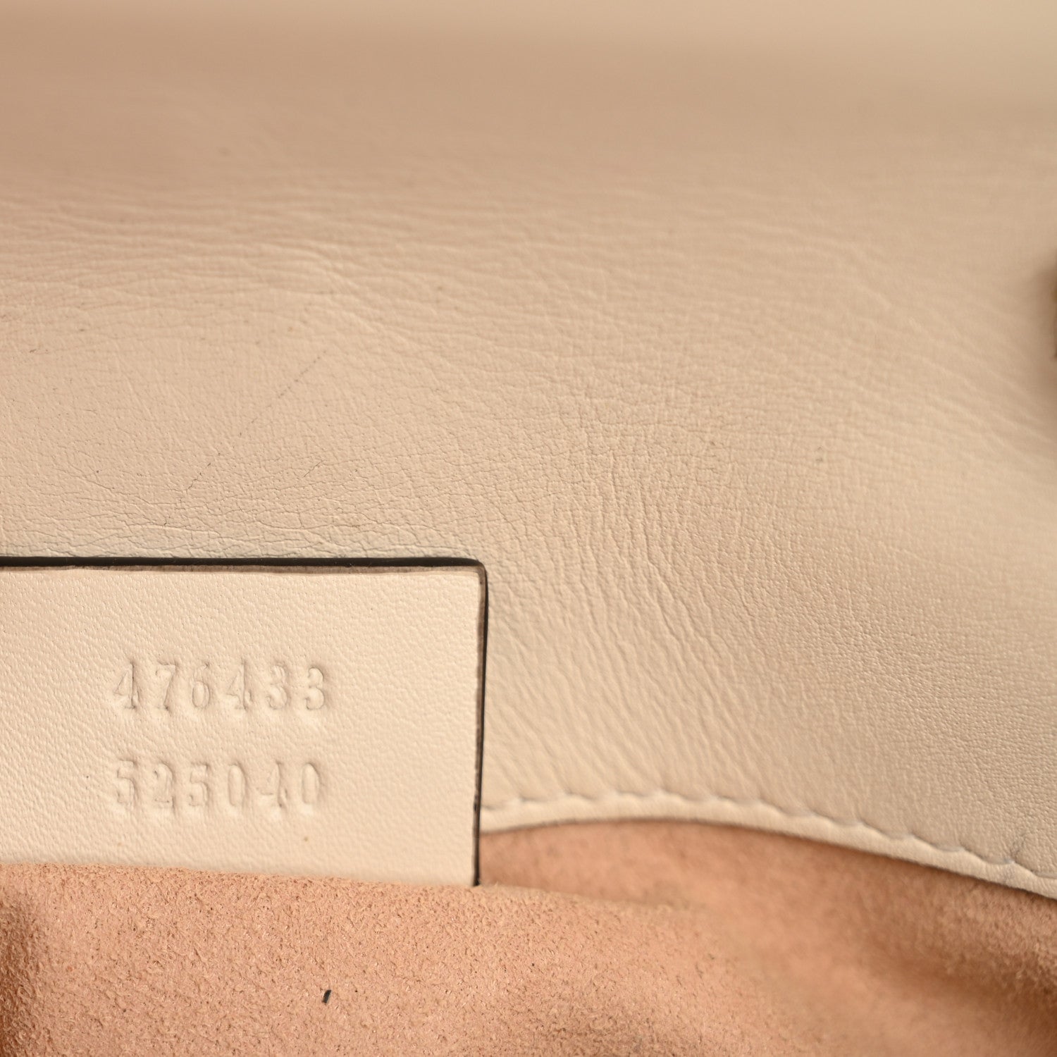 Gucci Calfskin Matelasse Super Mini GG Marmont Shoulder Bag White 7 of 15