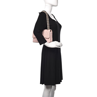 Chanel Caviar Quilted Medium Double Flap Pink 2 of 9