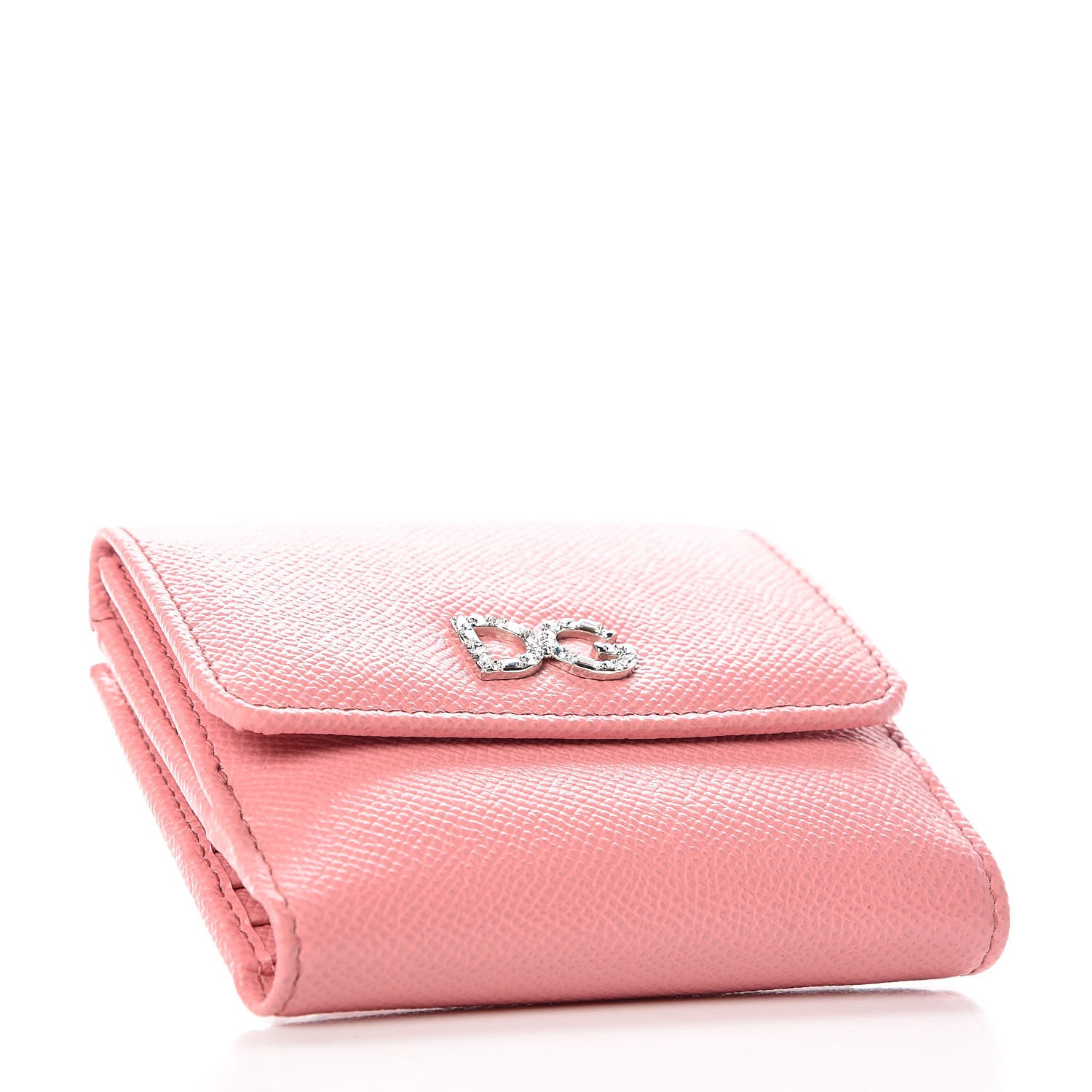 Dolce & Gabbana Dauphine Embellished Logo Wallet Pink 4 of 8