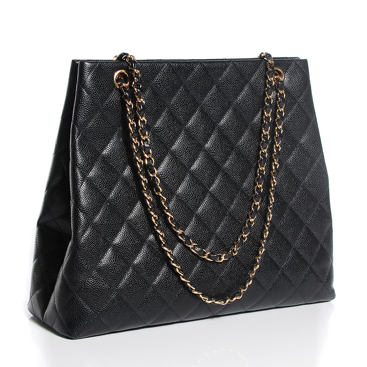 Chanel Caviar Quilted Shoulder Bag Black 3 of 7
