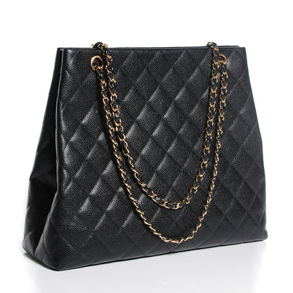 Chanel Caviar Quilted Shoulder Bag Black 3 of 7
