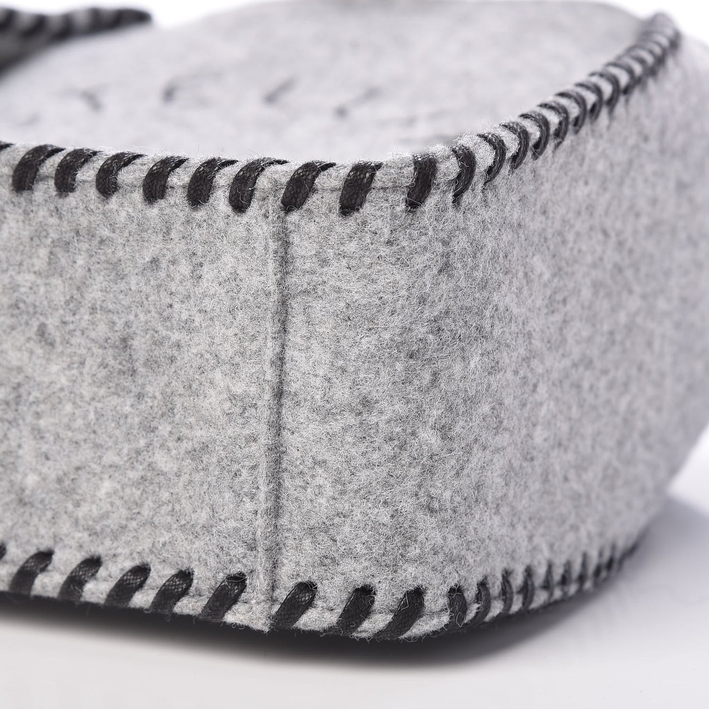 Eco Felt Mini Logo Crossbody Smoke Slate