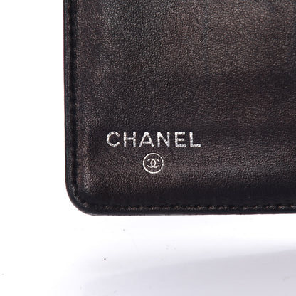 Chanel Patent Calfskin Lucky Symbols Yen Wallet Black 6 of 14