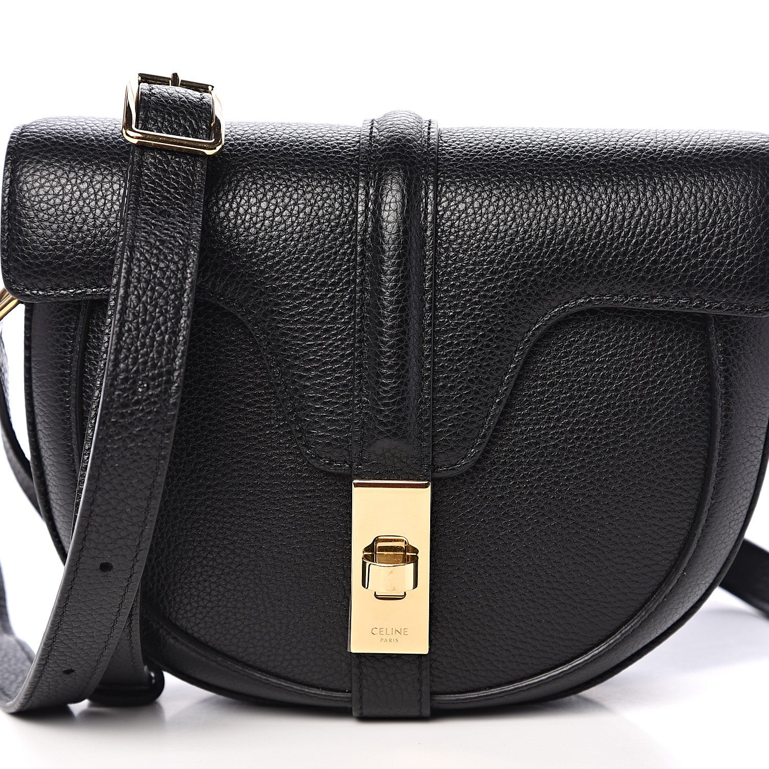 Celine Grained Calfskin Besace Small 16 Black 13 of 13