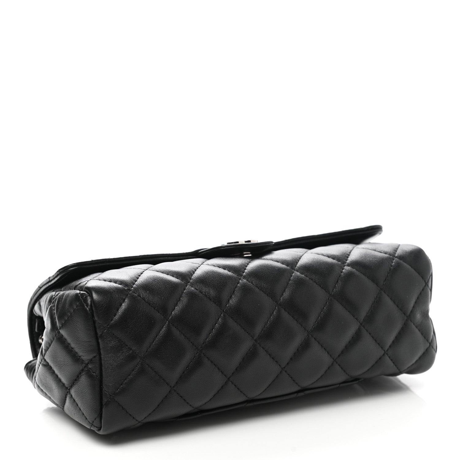 Chanel Lambskin Quilted Flap Cosmetic Case Black 4 of 11