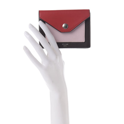 Celine Smooth Calfskin Pocket Card Holder Dark Rust 2 of 7