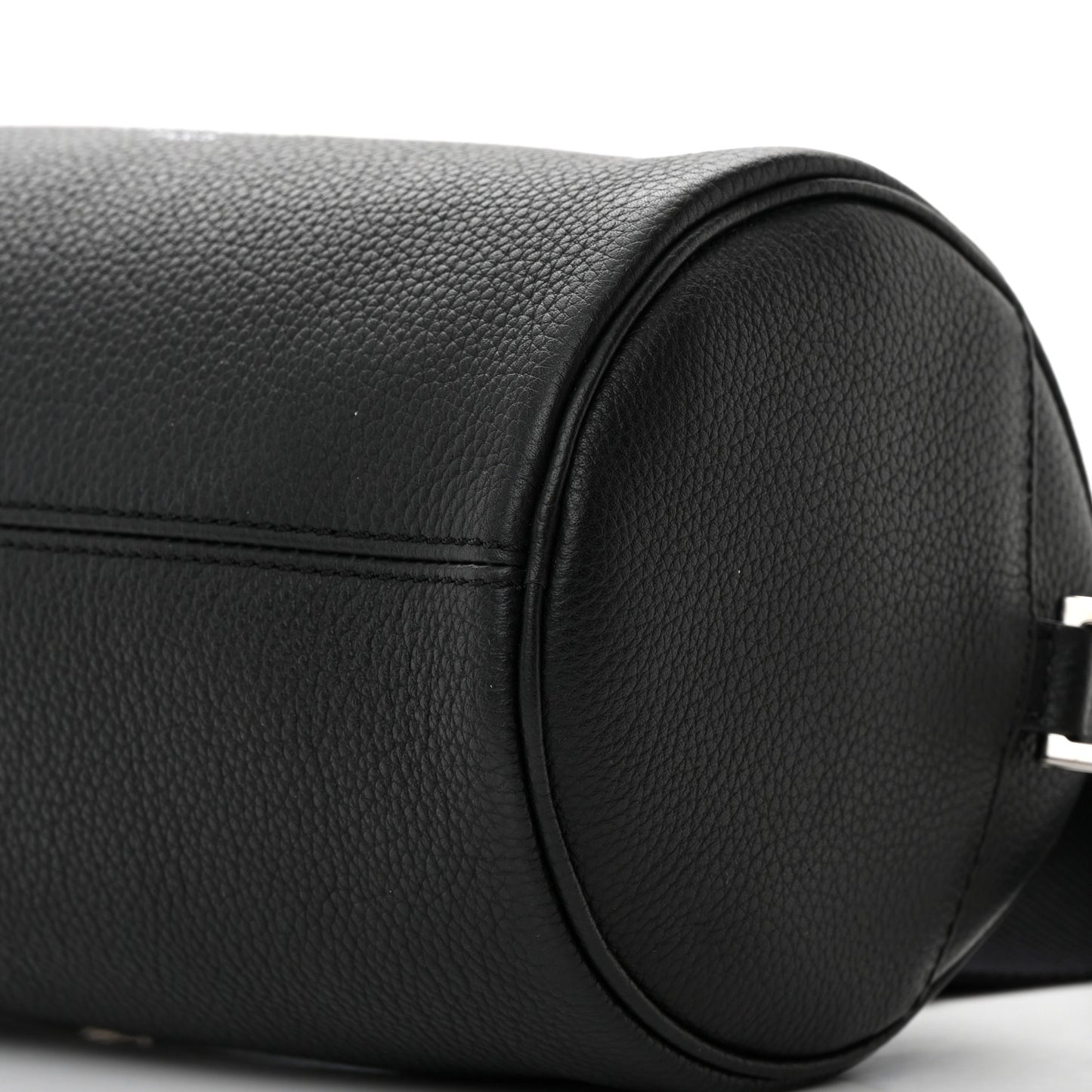HOMME Grained Calfskin Mens Roller Pouch Black