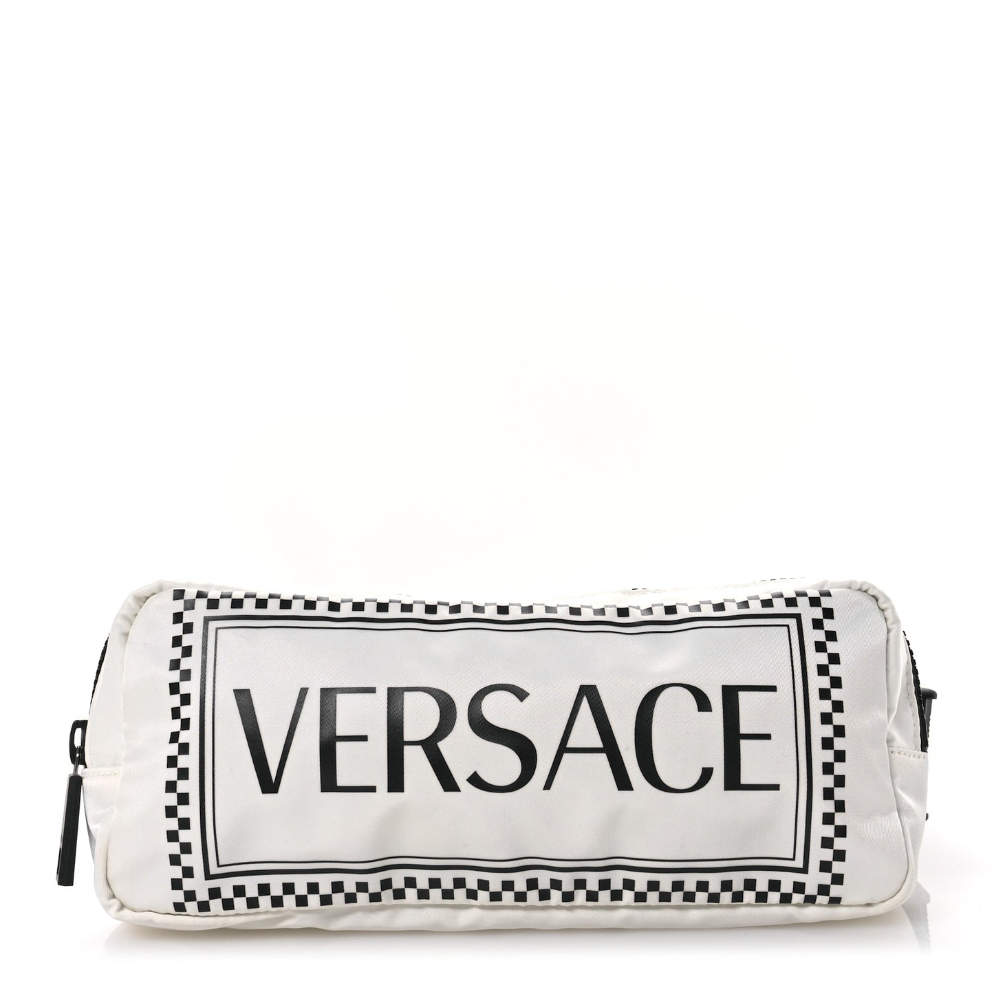 Nylon Logo Two Tone Belt Bag White