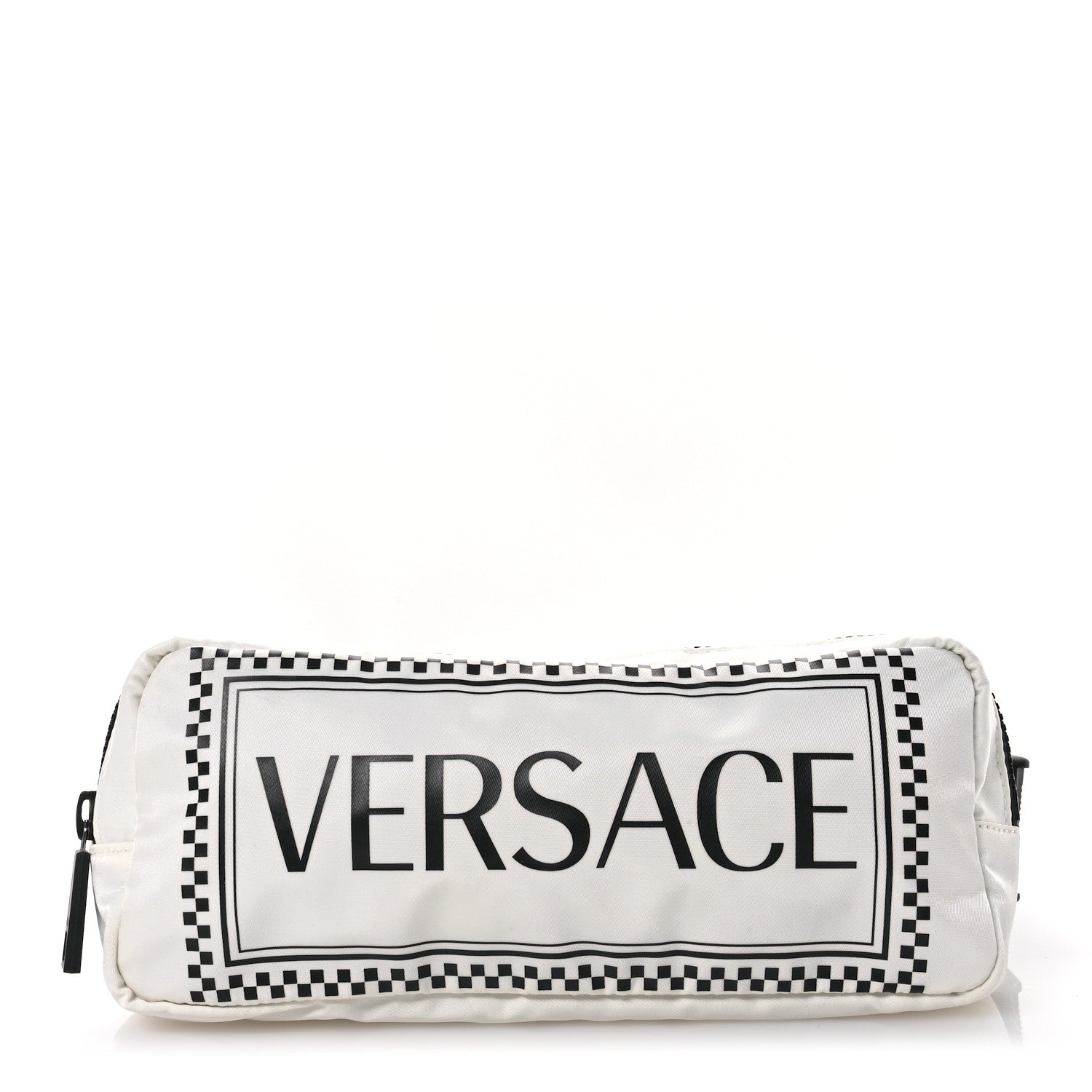 Versace Nylon Logo Two Tone Belt Bag White 1 of 10