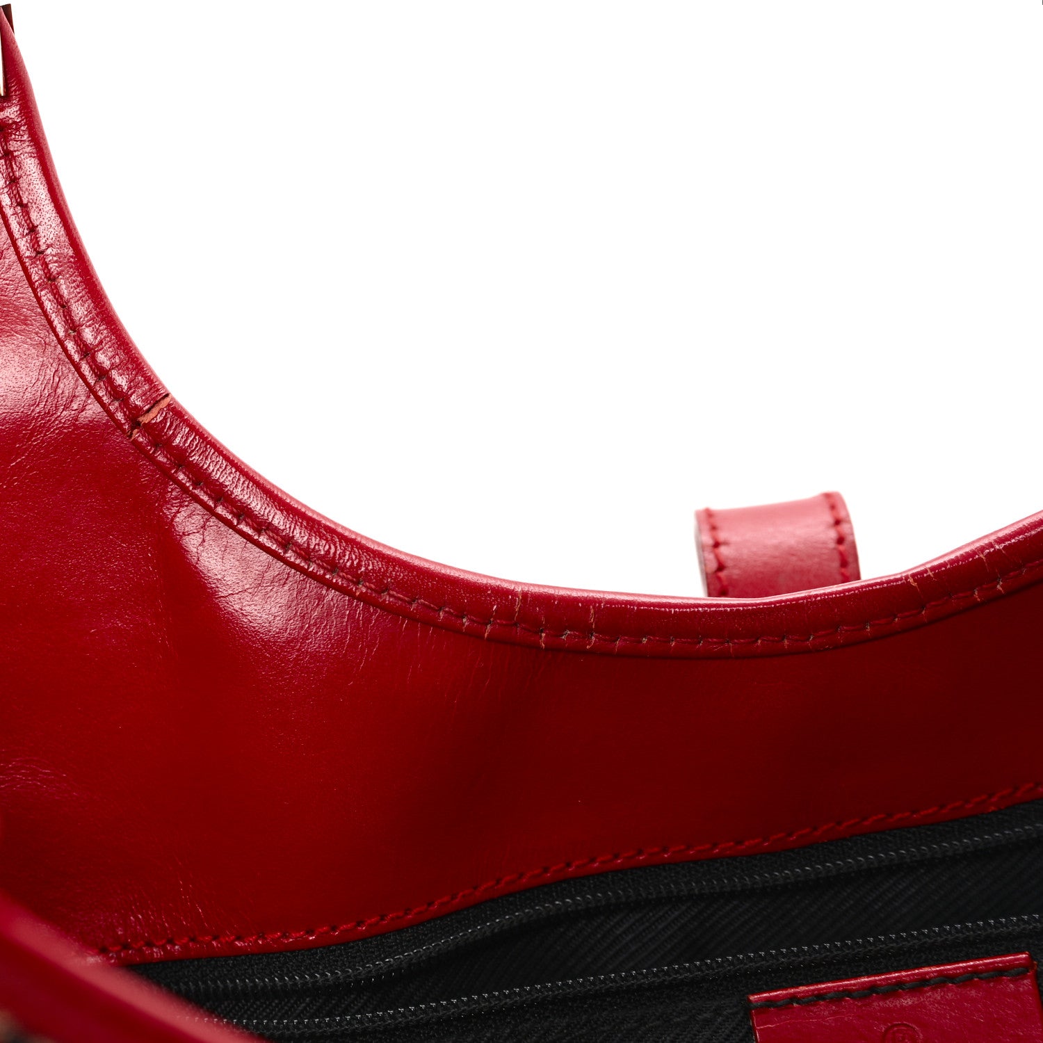 Gucci Monogram Small Bardot Bag Navy Red 11 of 13