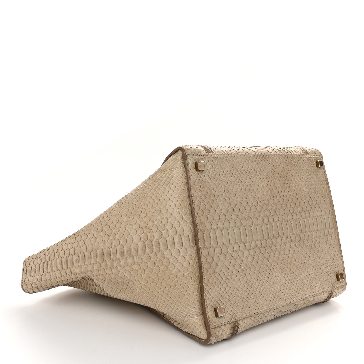 Celine Snakeskin Medium Phantom Luggage Grey 4 of 15