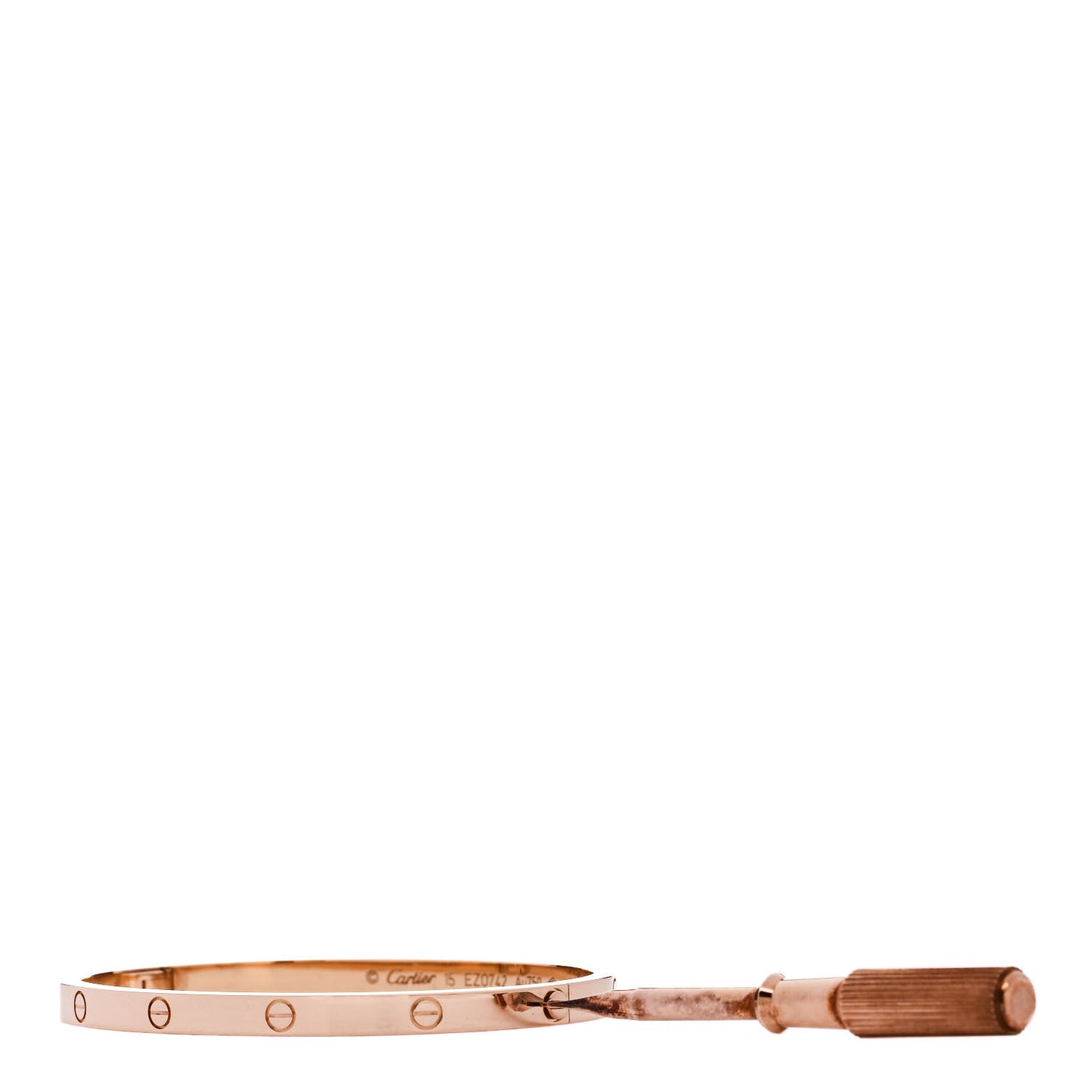18K Pink Gold Small LOVE Bracelet 15