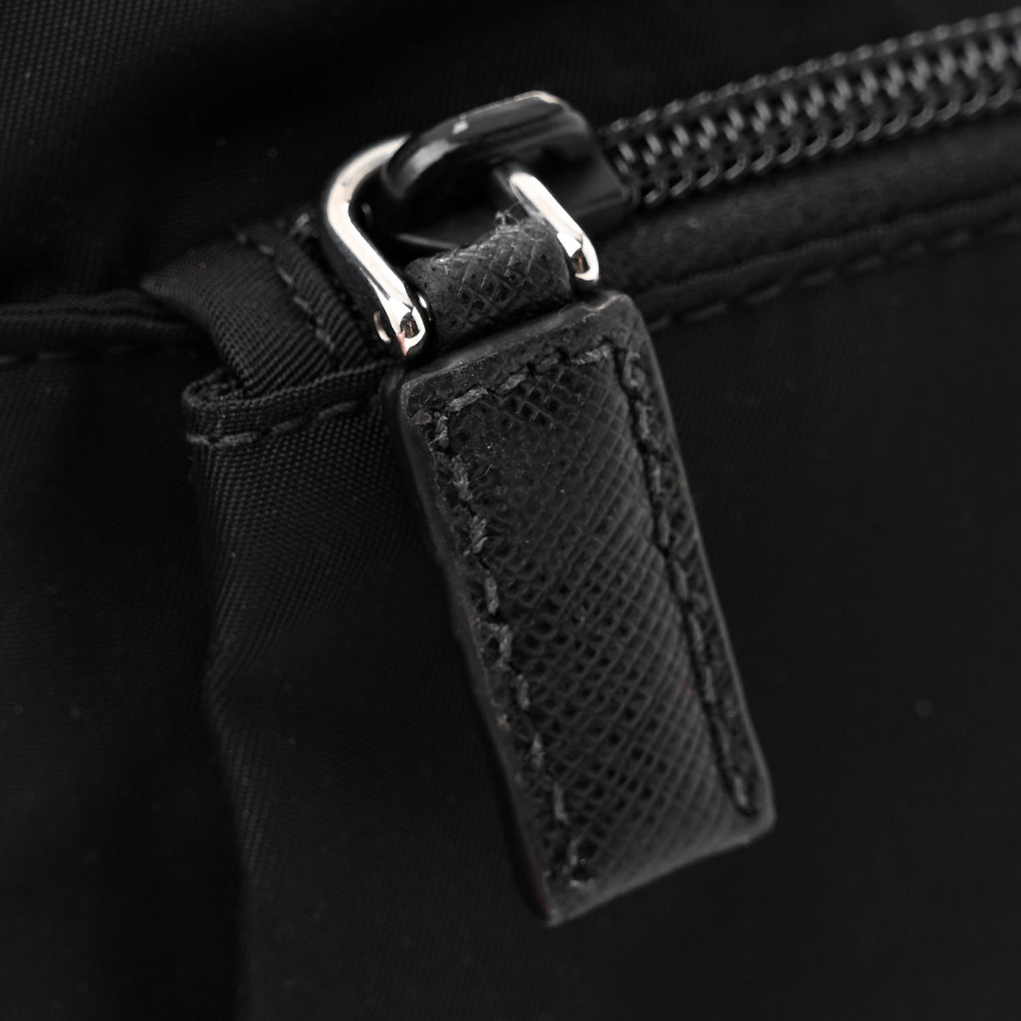Re-Nylon Saffiano Belt Bag Black