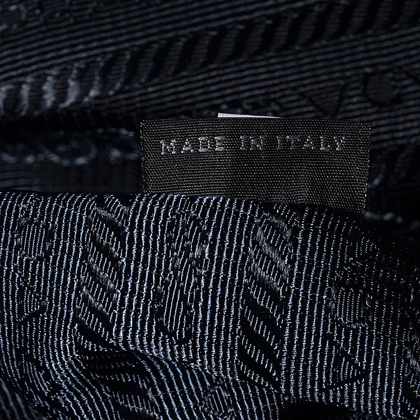 Saffiano Tessuto Nylon Tote Bleuette