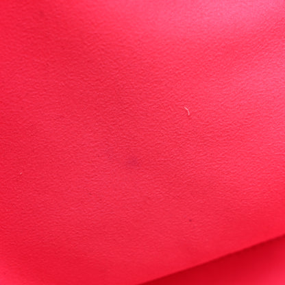 Celine Drummed Calfskin Mini Luggage Fluo Pink 10 of 11
