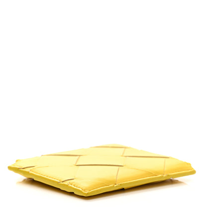 Bottega Veneta Nappa Maxi Intrecciato Coin Purse Yellow 4 of 9