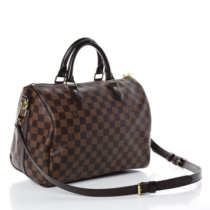 Louis Vuitton Damier Ebene Speedy Bandouliere 30 3 of 9