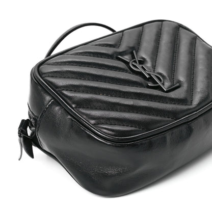 Saint Laurent Calfskin Matelasse Monogram Lou Belt Bag Black 11 of 12