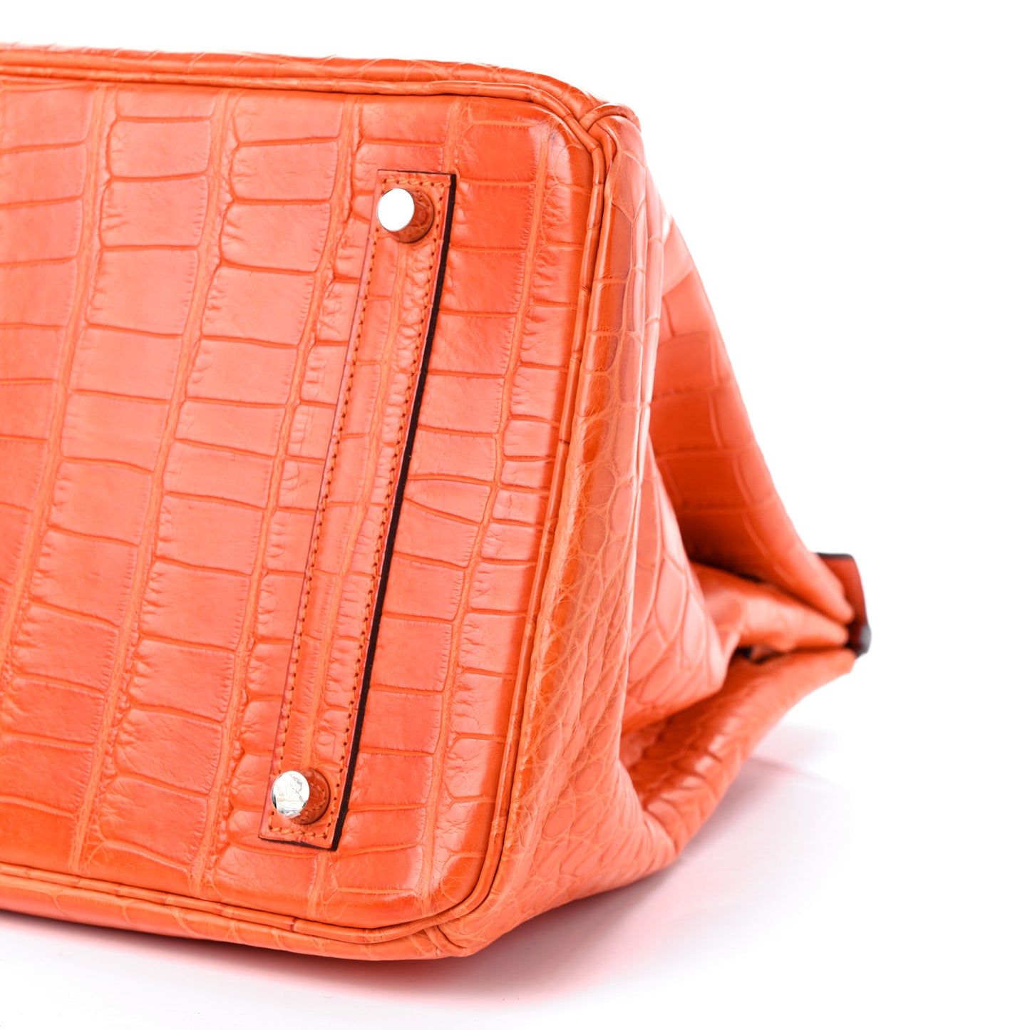 Matte Alligator Birkin 35 Orange