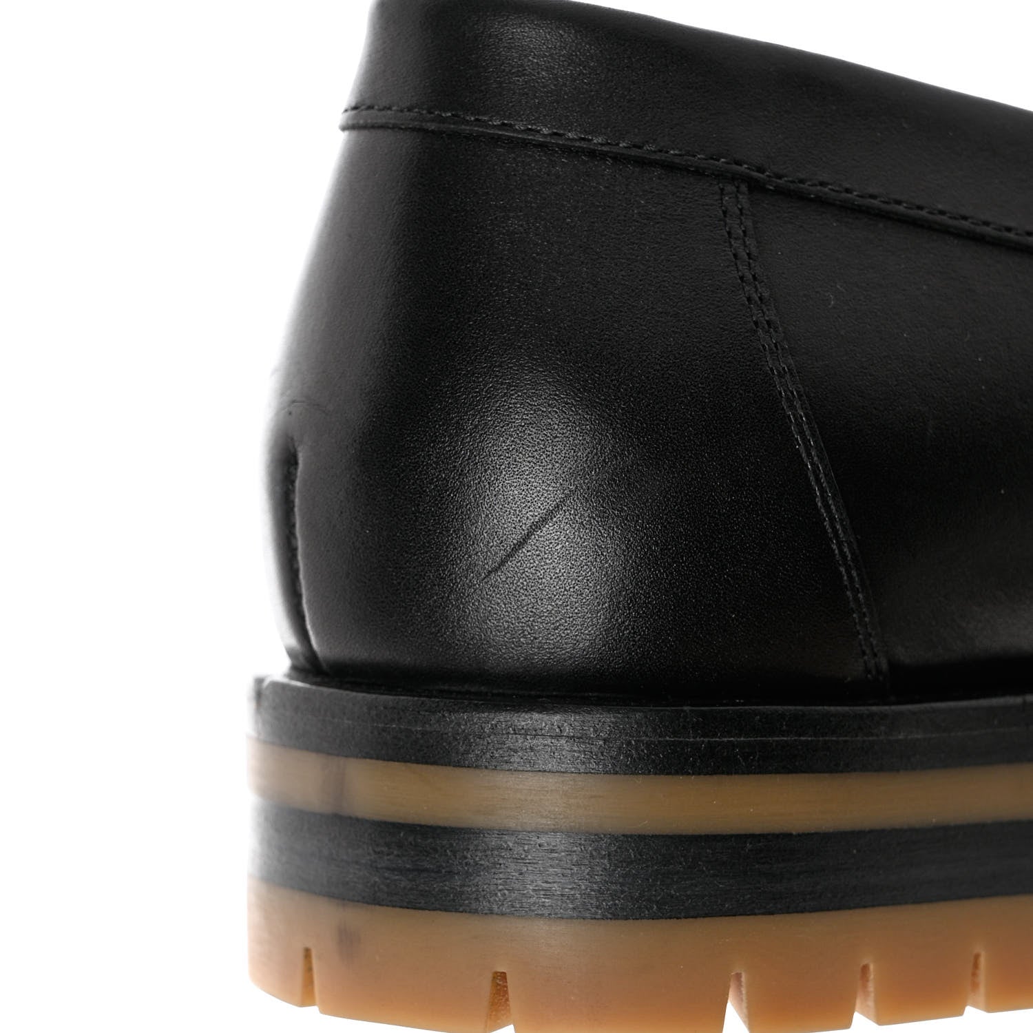 Hermes Calfskin Womens Faubourg Loafers 40 Black 8 of 10