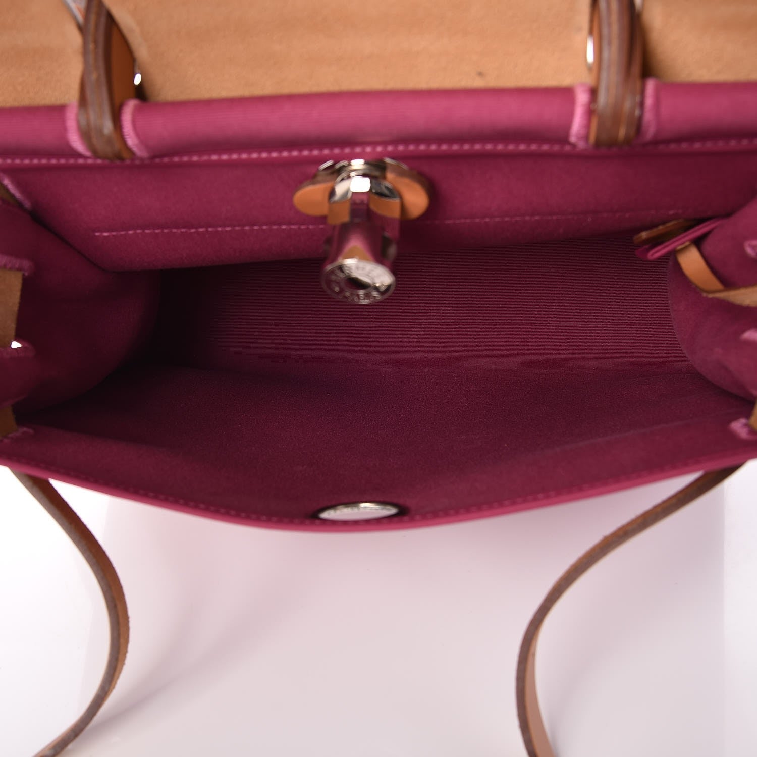 Hermes Vache Hunter Toile Herbag Zip 31 PM Tosca 5 of 7