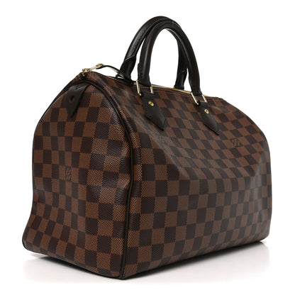 Louis Vuitton Damier Ebene Speedy 30 3 of 9