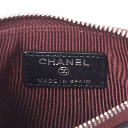 Chanel Lambskin Quilted Small Cosmetic Case Black 8 of 10