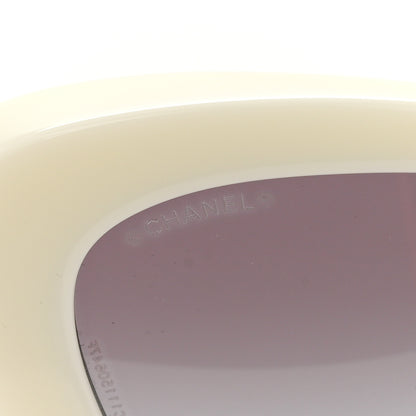 Chanel Acetate Pearl Cat Eye CC Sunglasses 5481-H-A White 7 of 8