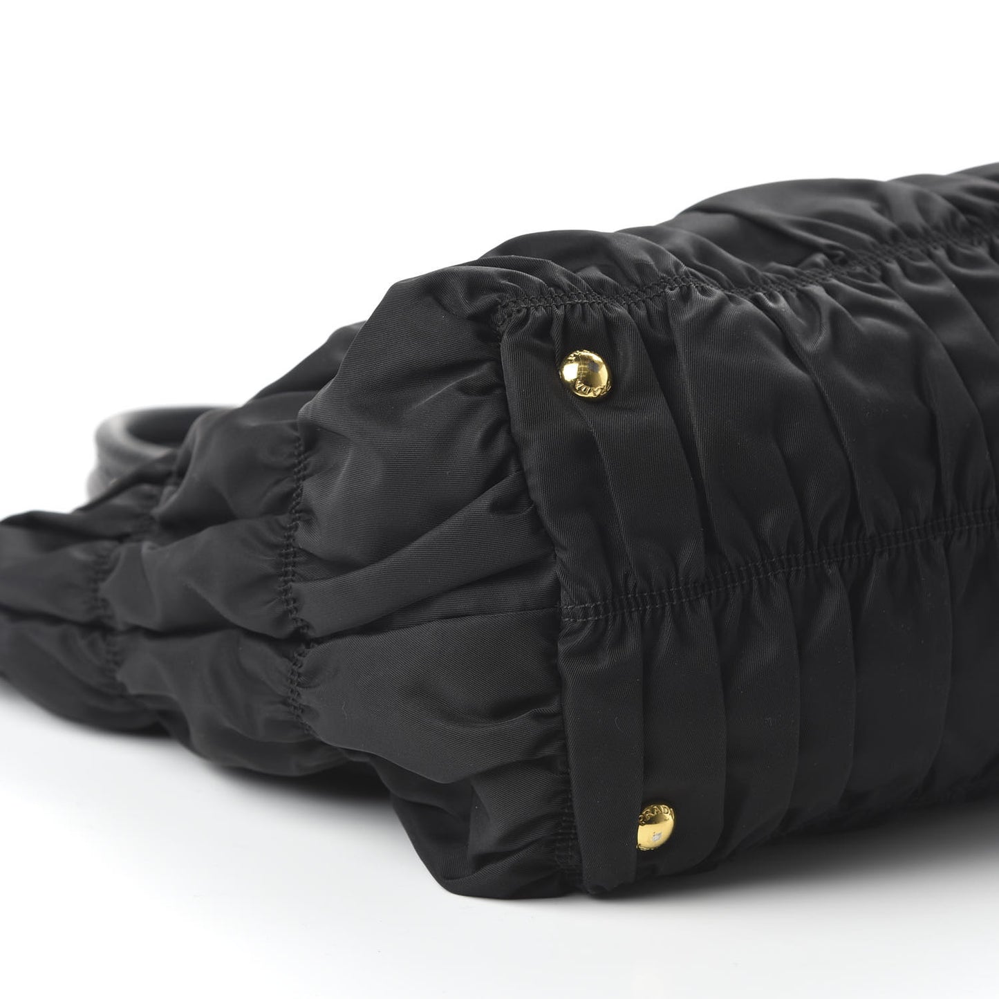 Tessuto Nylon Gaufre Tote Black