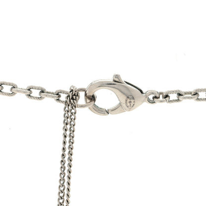 Chanel Baguette Crystal Pearl CC Long Necklace Silver 3 of 3