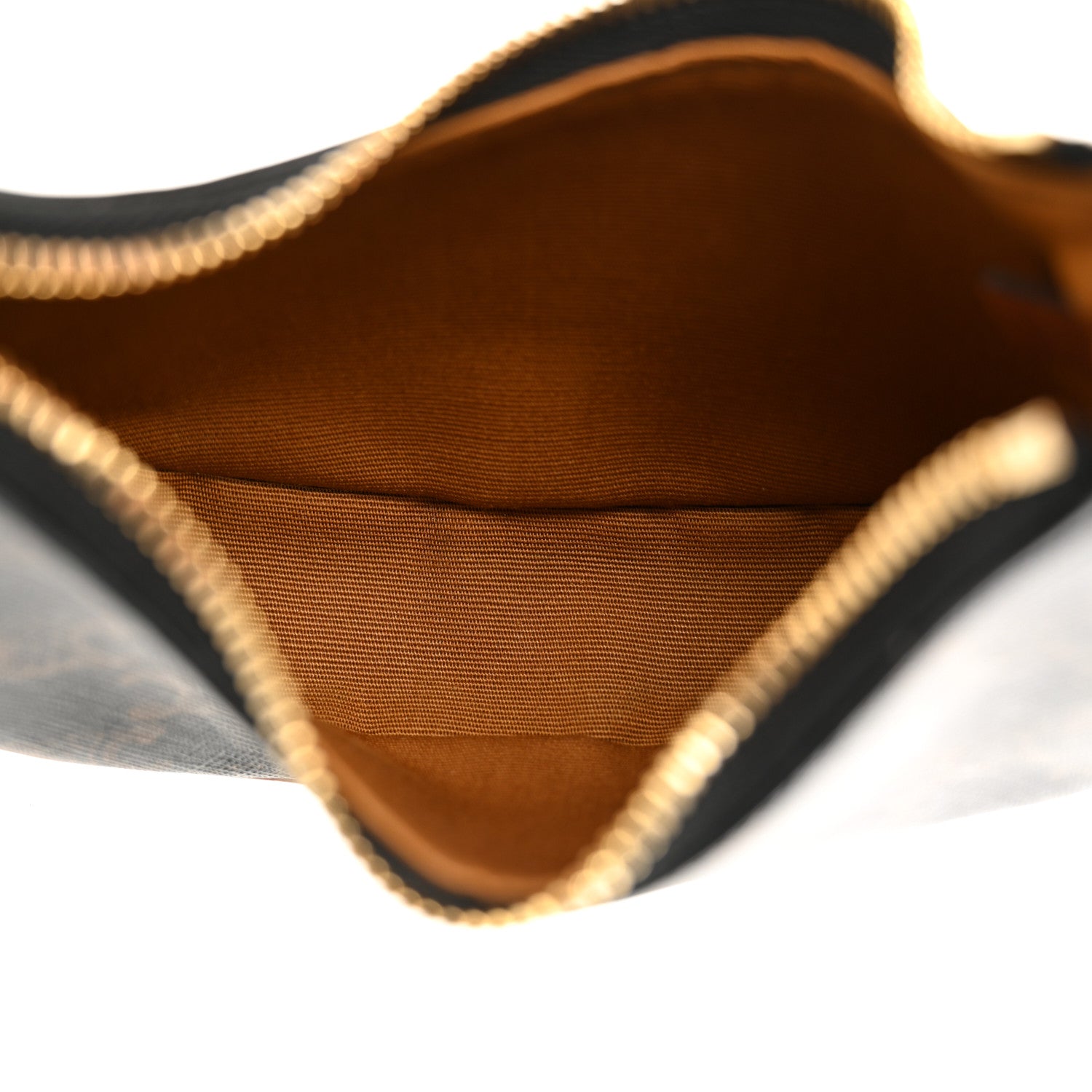 Celine Canvas Calfskin Mini Ava Triomphe Shoulder Bag Tan 5 of 11