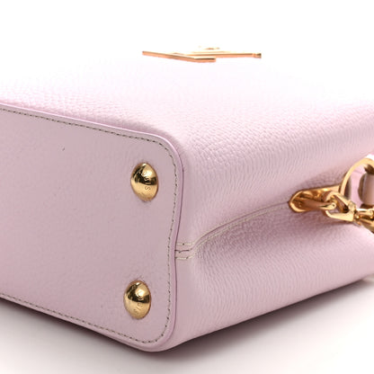 Louis Vuitton Taurillon MiniMe Capucines BB Guimauve Powder White 9 of 10