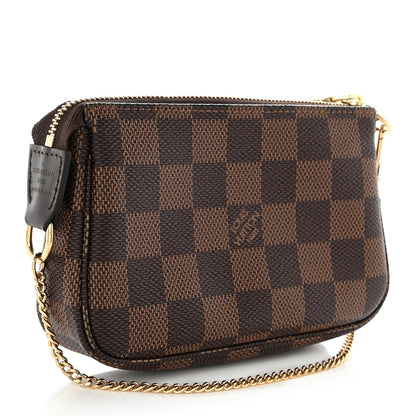 Louis Vuitton Damier Ebene Mini Pochette Accessories 3 of 10
