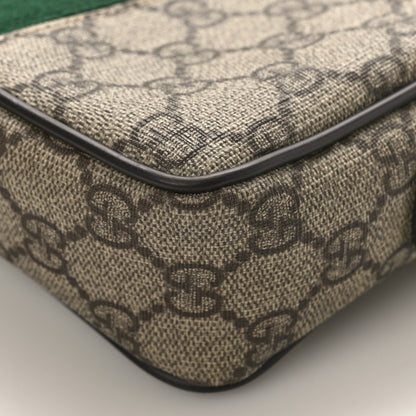 Gucci GG Supreme Monogram Canvas Web Shoulder Bag Brown 9 of 10