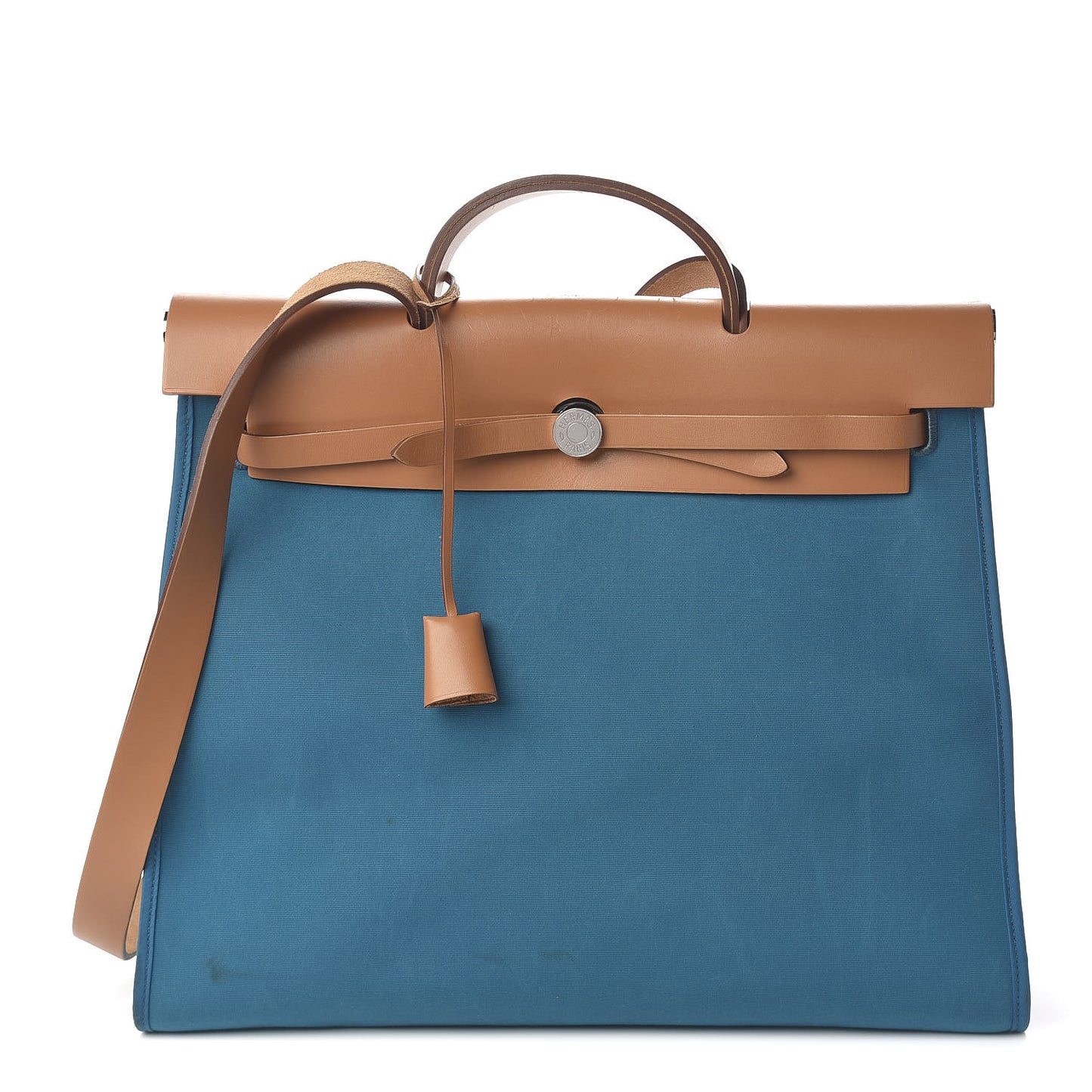 Toile Vache Hunter Herbag Zip 39 MM Bleu Izmir Natural