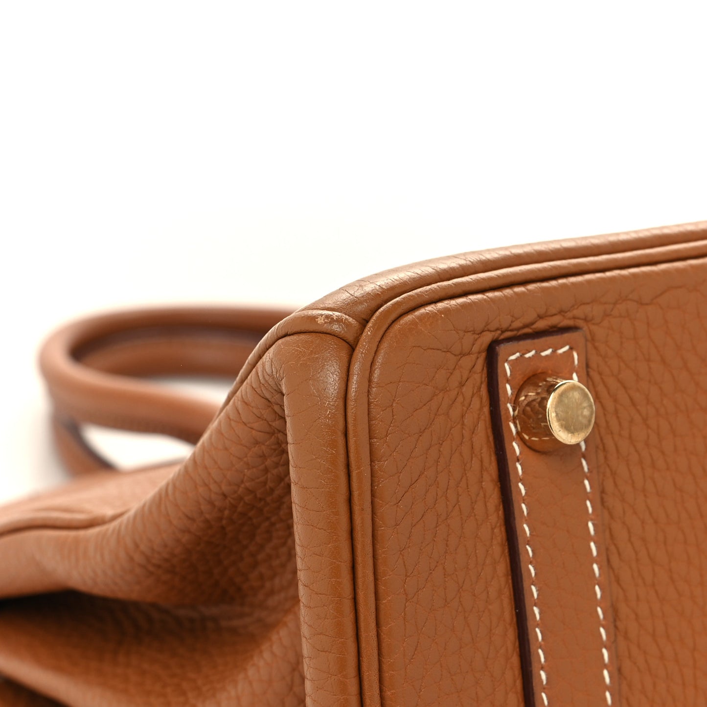 Taurillon Clemence Birkin 30 Gold