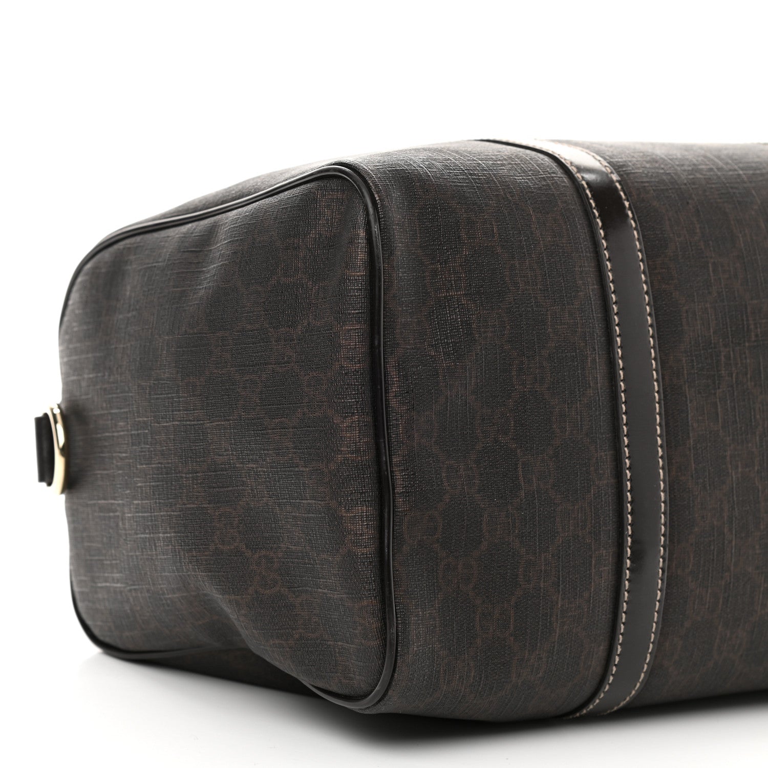 Gucci GG Supreme Monogram Medium Boston Dark Brown 9 of 10