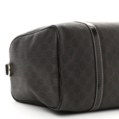 Gucci GG Supreme Monogram Medium Boston Dark Brown 9 of 10