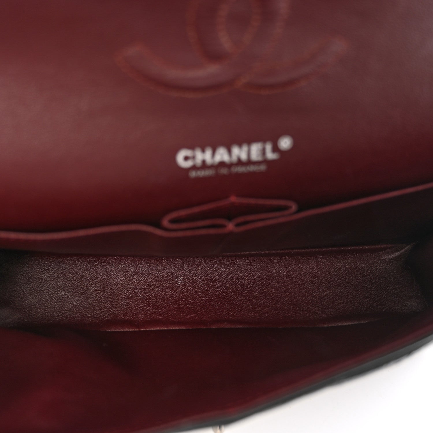 Chanel Lambskin Quilted Medium Double Flap Black 5 of 10