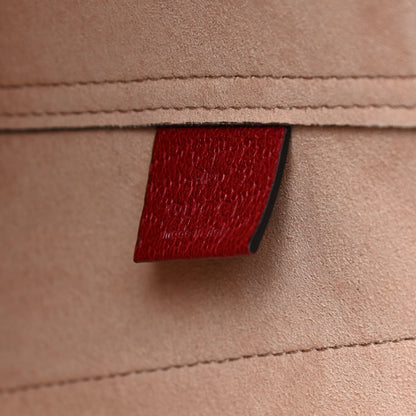 Gucci GG Supreme Monogram Flora Web Large Ophidia Tote Red 6 of 11