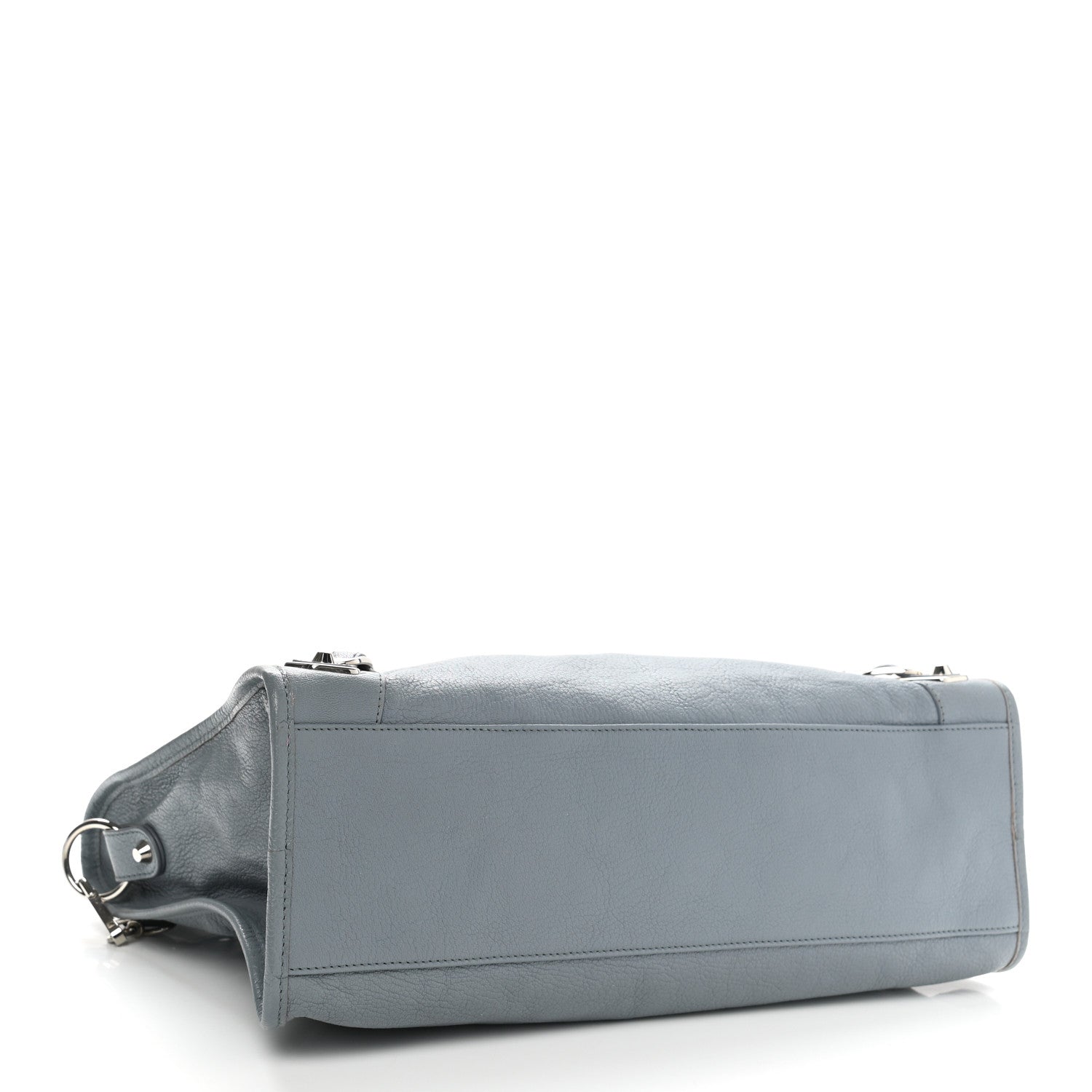 Balenciaga Chevre Silver Metallic Edge Hardware City Bleu Acier 4 of 10