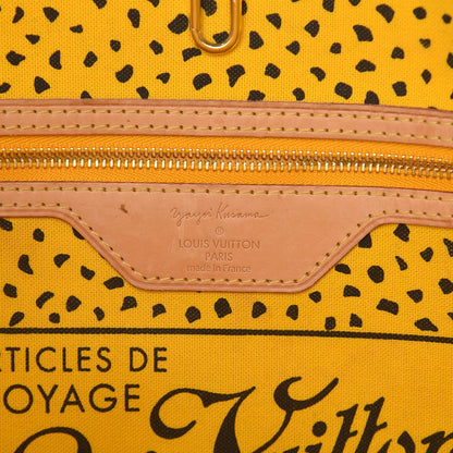 Louis Vuitton Monogram Kusama Waves Neverfull MM Yellow 6 of 19