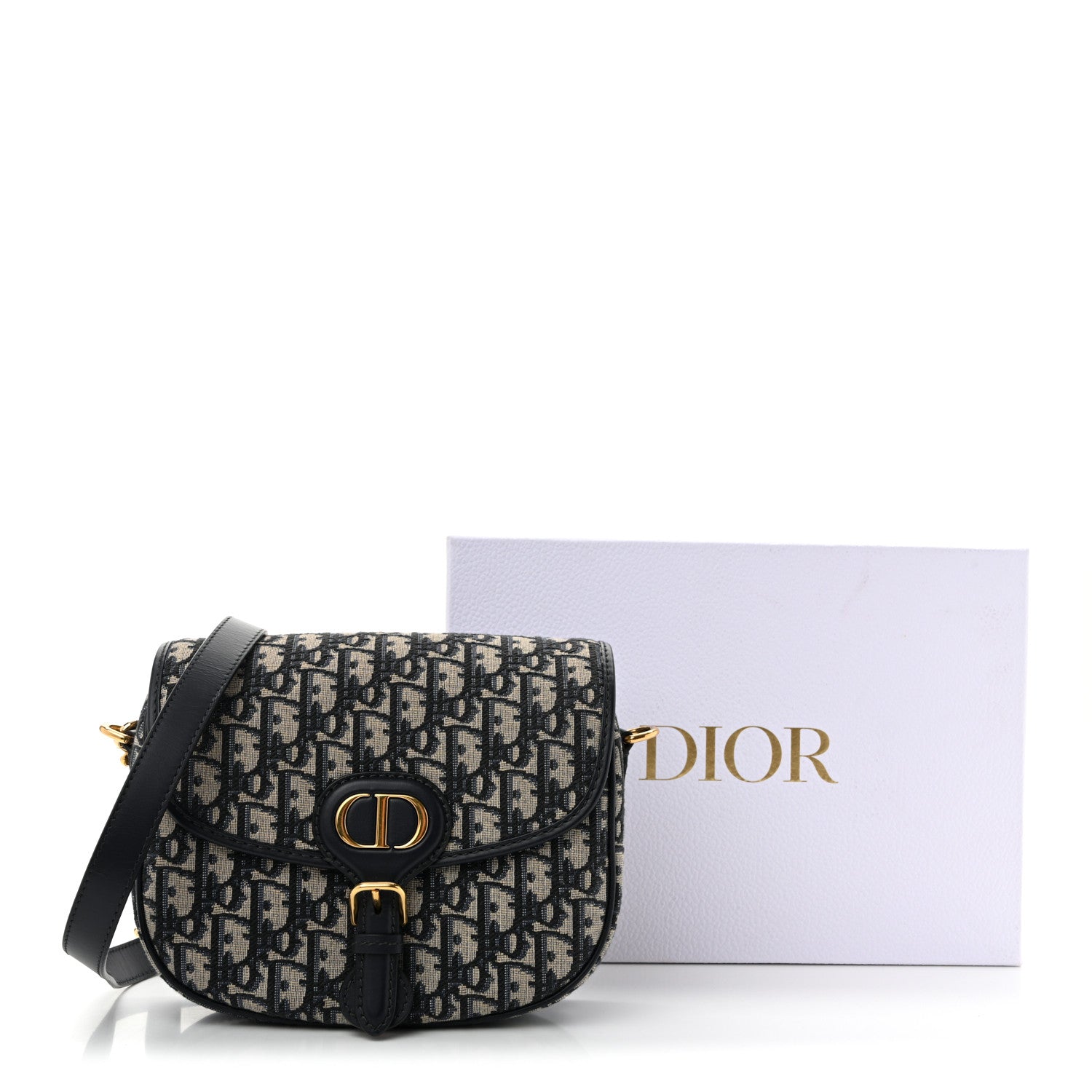 Christian Dior Oblique Medium Bobby Flap Blue 13 of 13