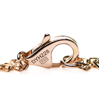 Cartier 18K Pink Gold 2 Diamond LOVE Necklace 5 of 5